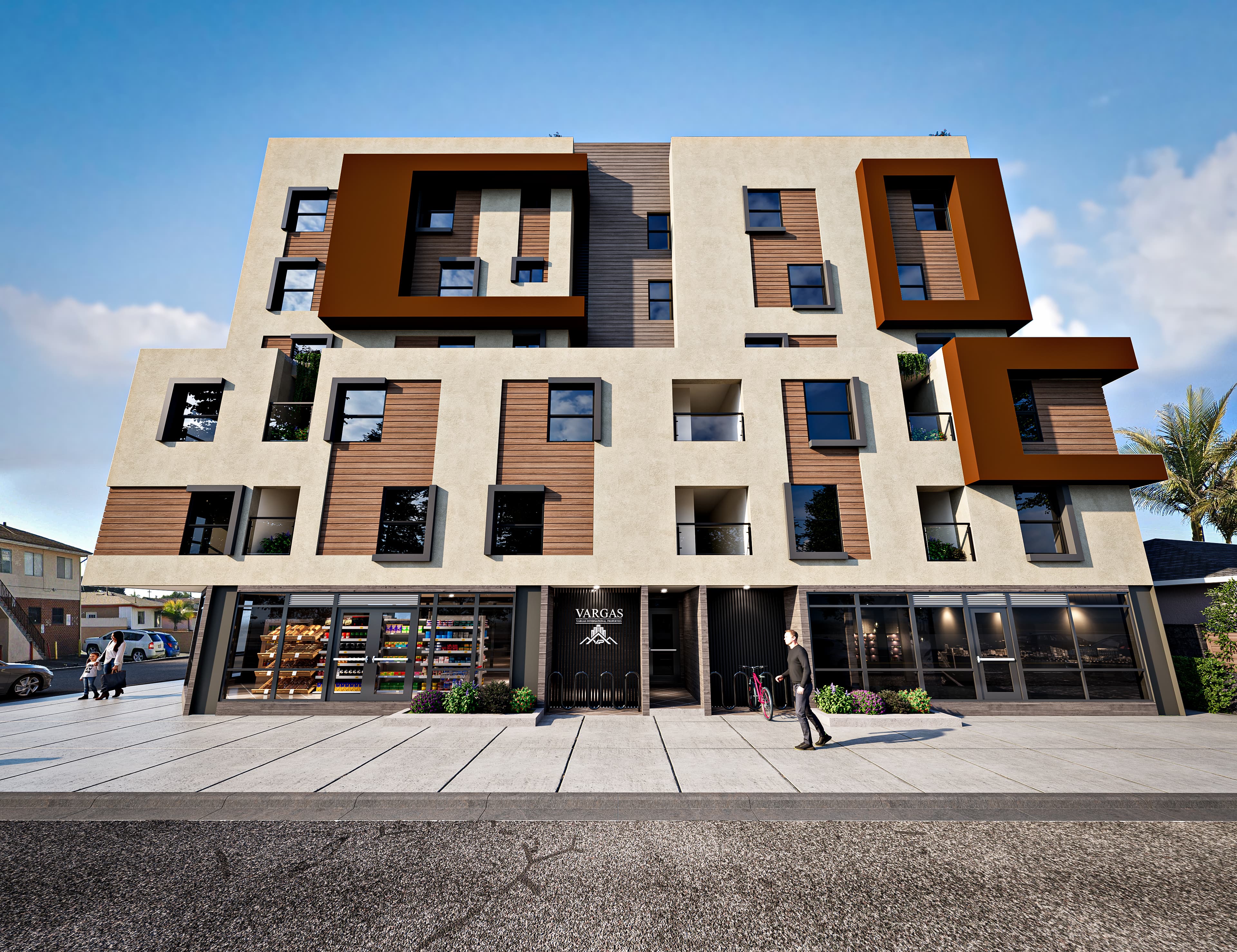 Mixed Use - 114 Units - view 3